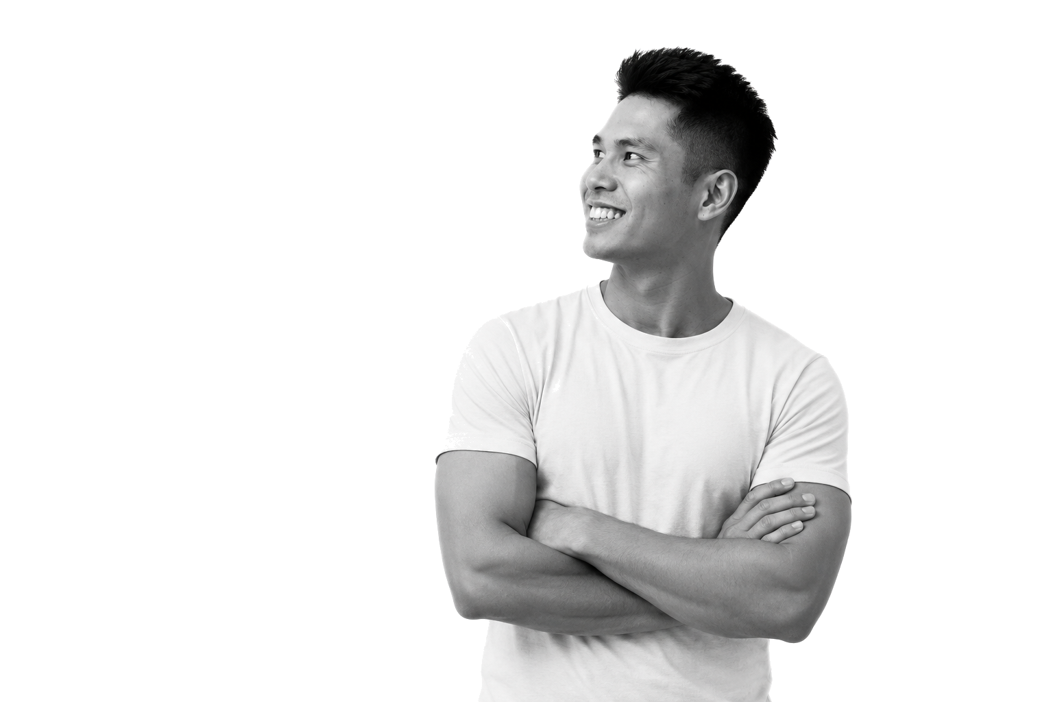 Darian Lim looking to the side