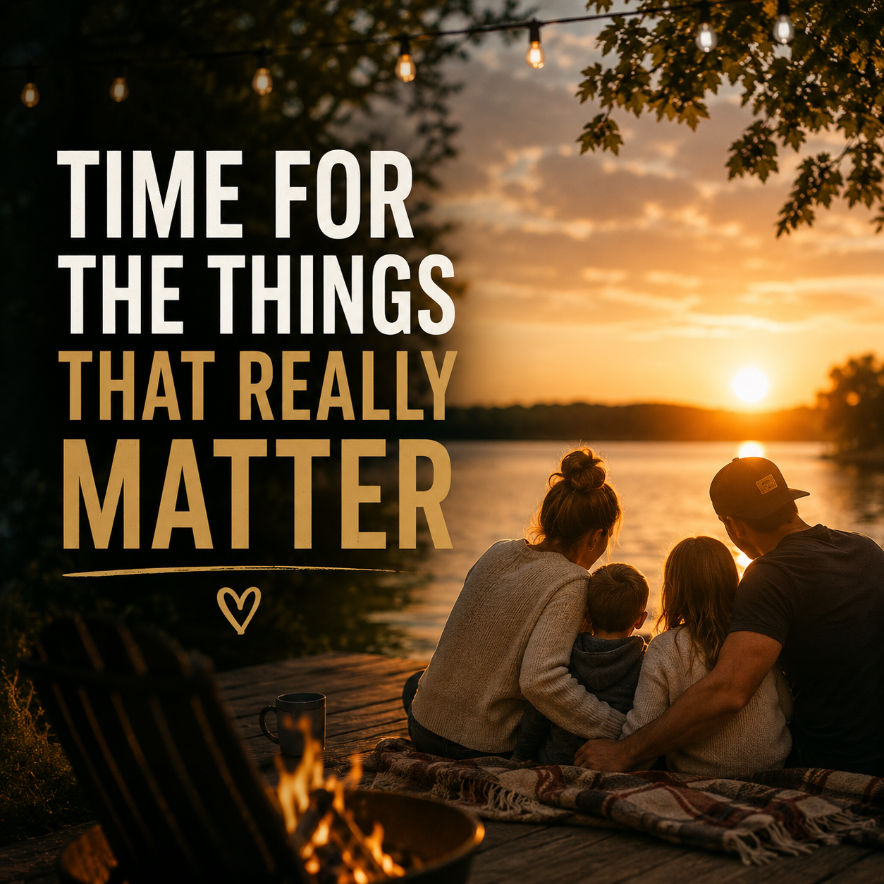 Time for the things that really matter graphic